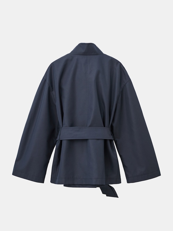 スタンドカラーショートコート