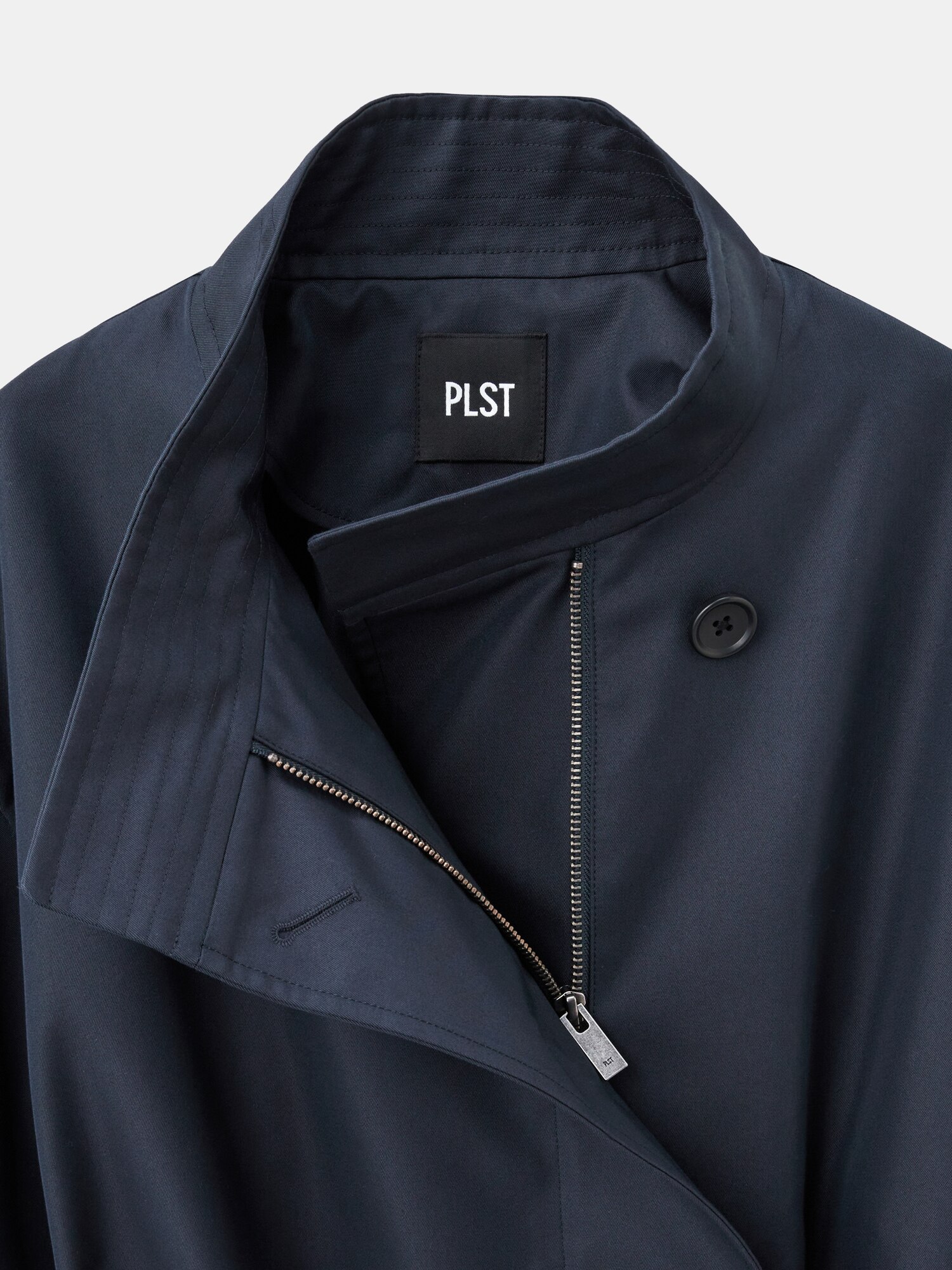 新品　PLST スタンドカラーショートコート L PLST(プラステ)公式 | スタンドカラーショートコート(レディース)