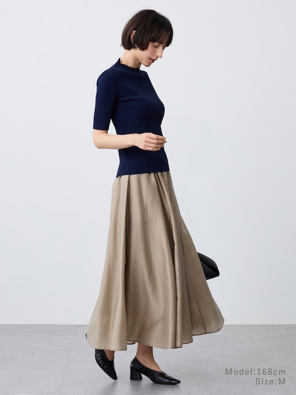 【ヒットアイテム】シアーボリュームフレアスカート