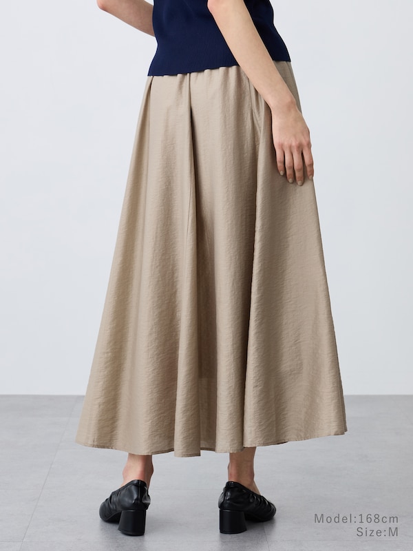 【ヒットアイテム】シアーボリュームフレアスカート