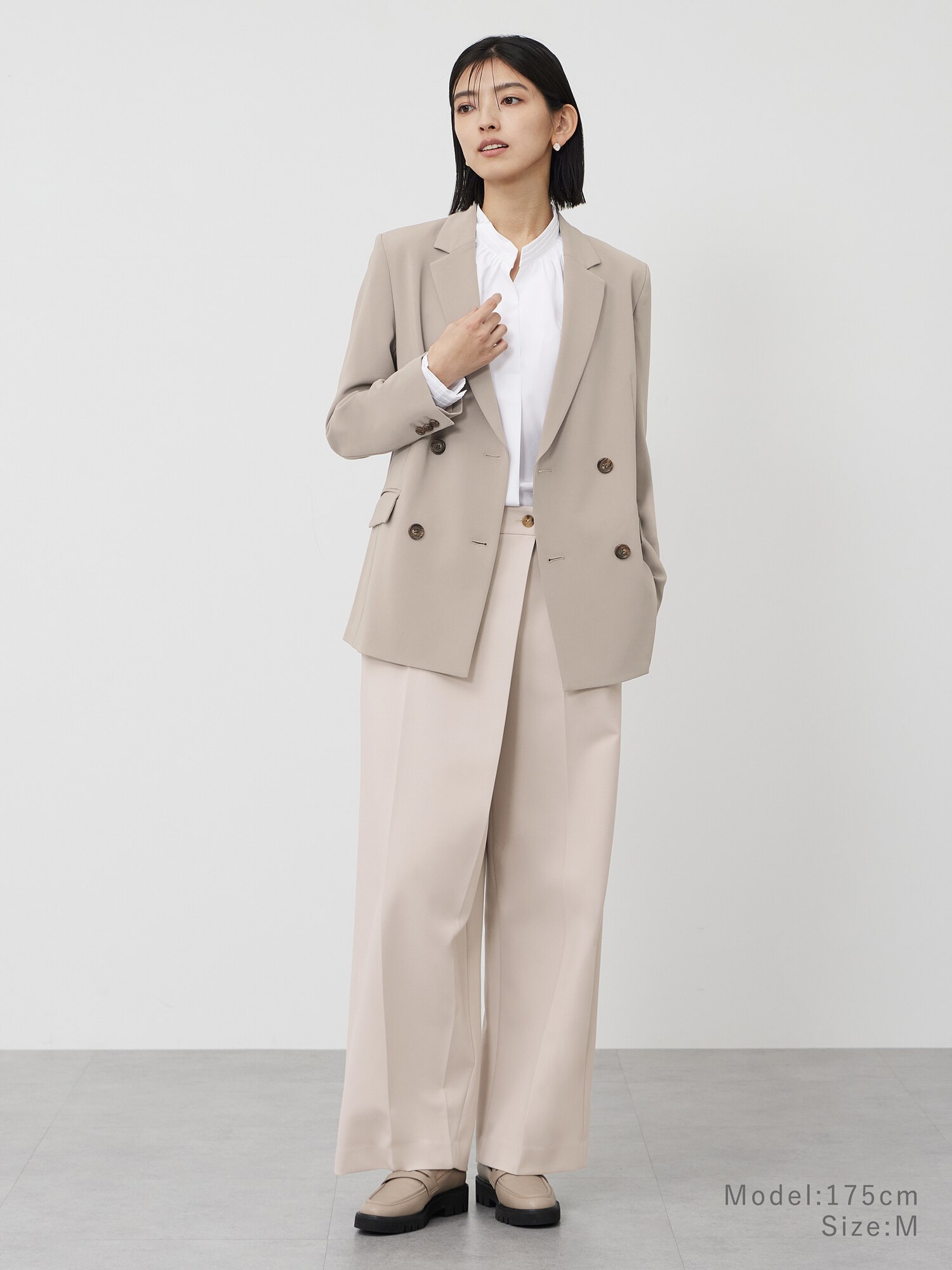 PLST(プラステ)公式 | ブロードピンタックカラーブラウス