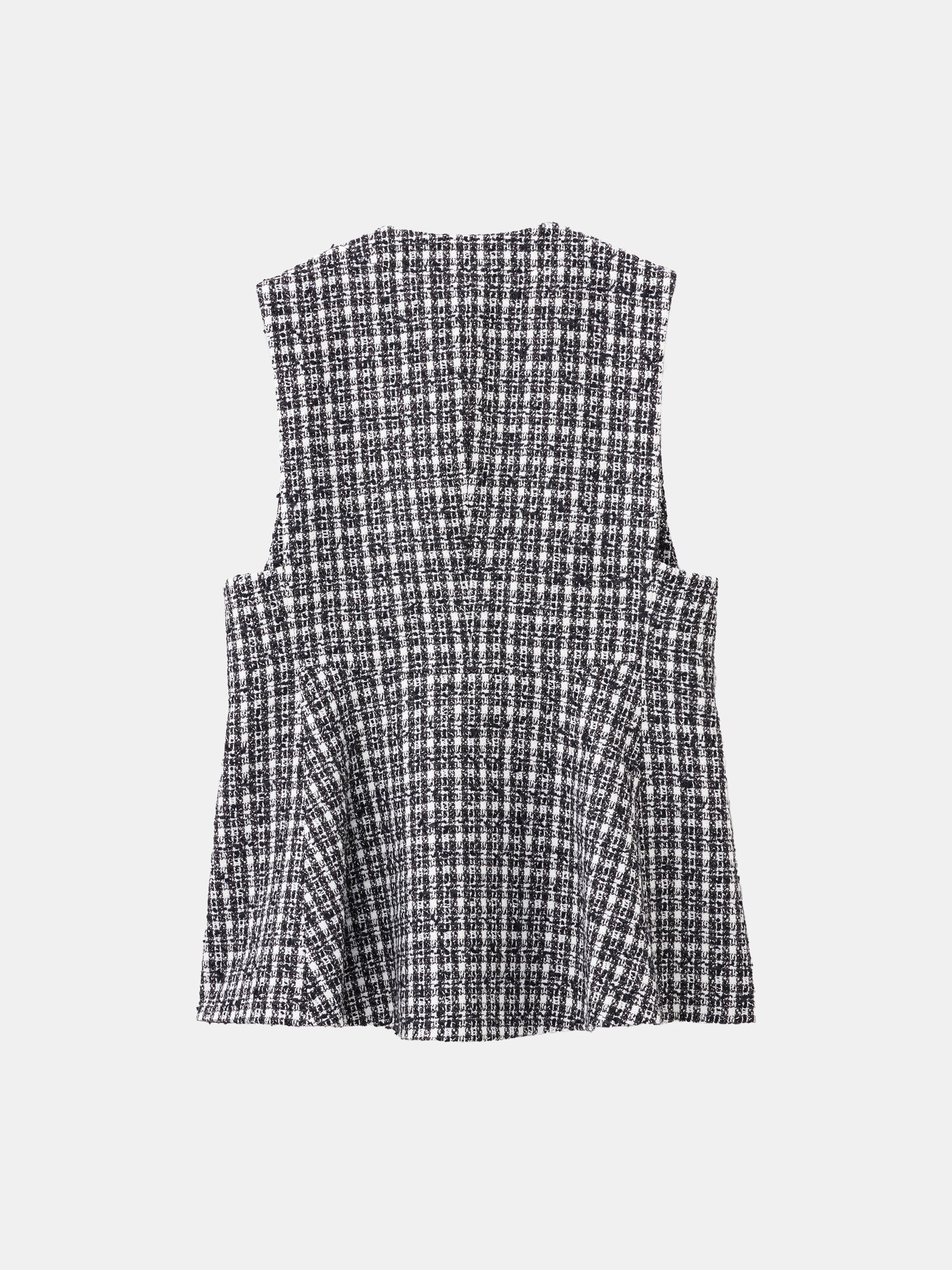 PLST ツイード　ペプラムジレ⭐︎ PLST(プラステ)公式 | ツイードペプラムジレ