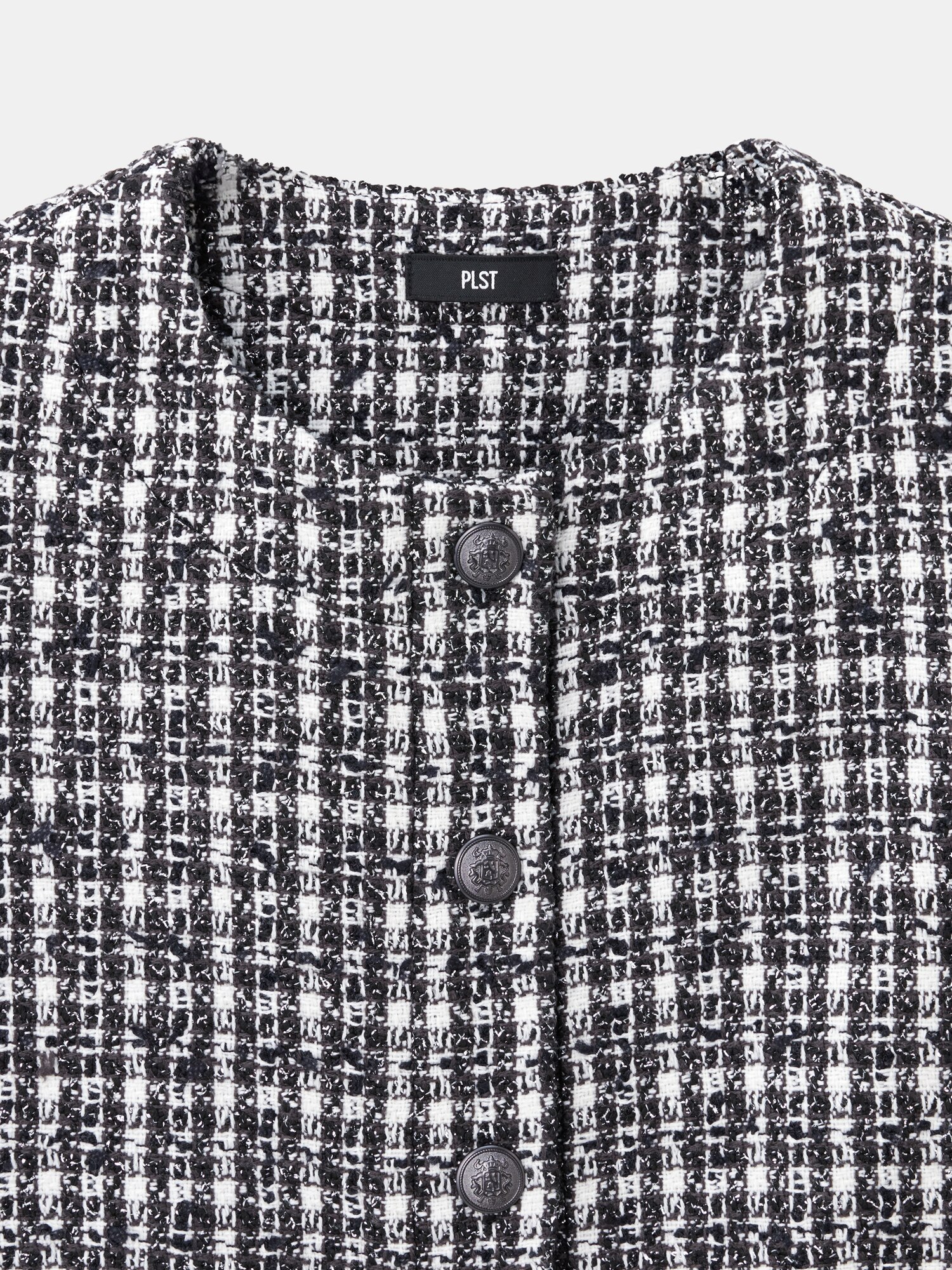 PLST(プラステ)公式 | ツイードペプラムジレ