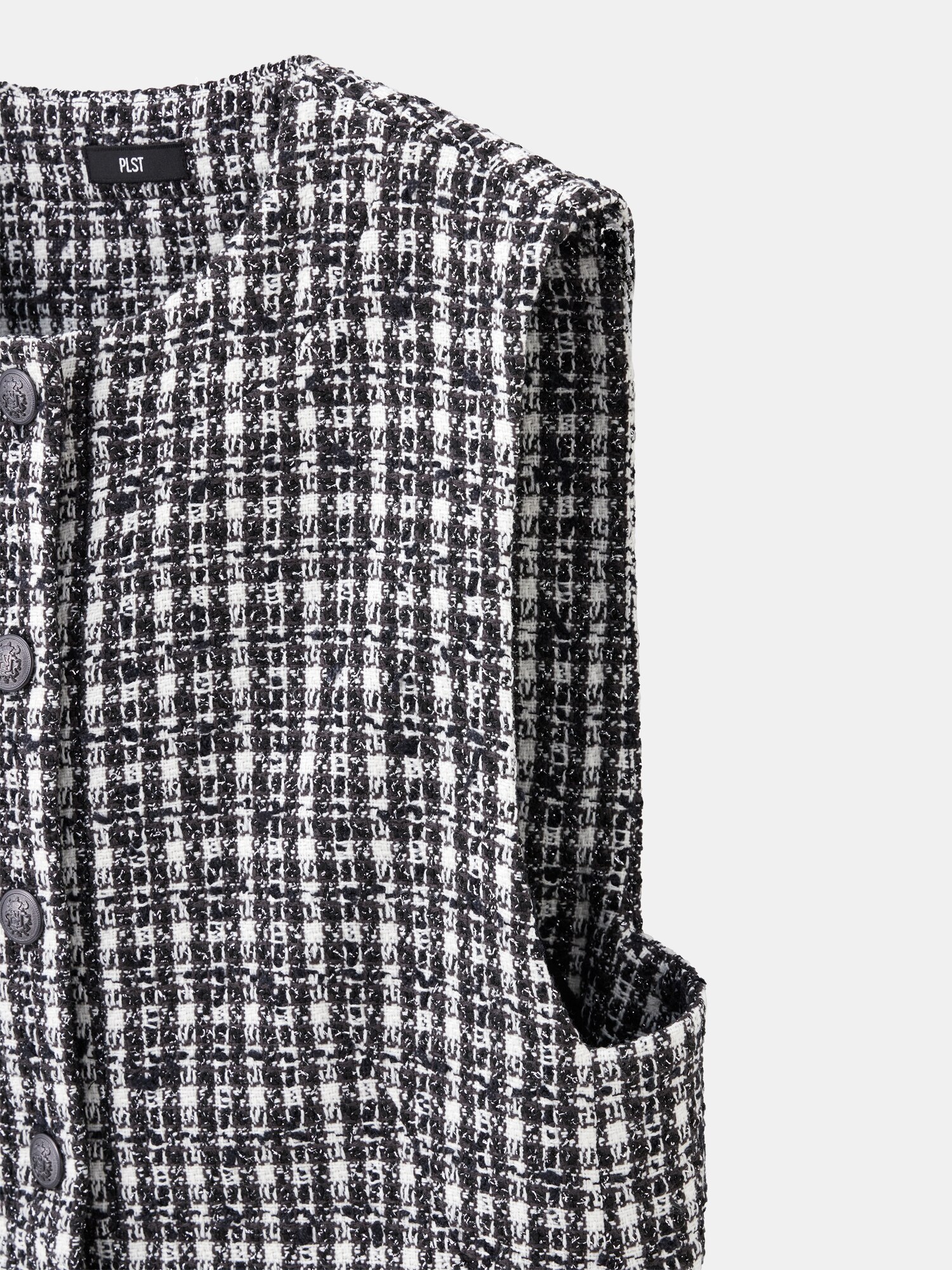 PLST(プラステ)公式 | ツイードペプラムジレ