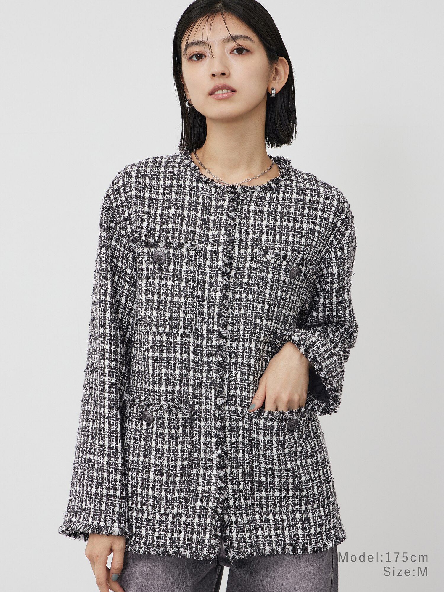 PLST(プラステ)公式 | ツイードペプラムジレ