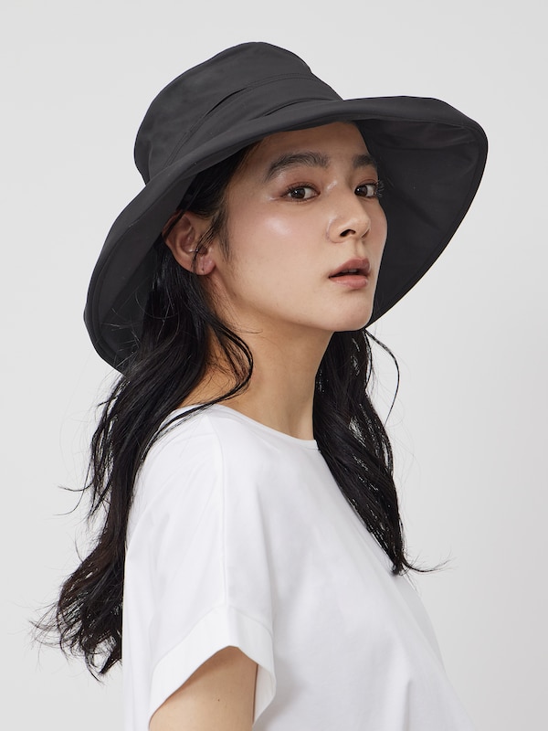 UVカットワイドブリムハット