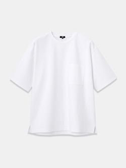 ストレッチコットンブレンドポケットTシャツ