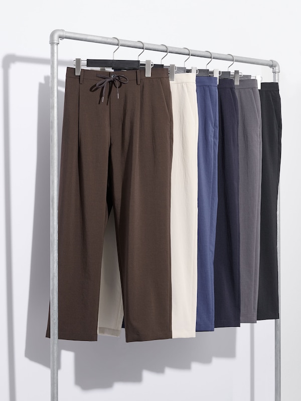 プレシャスドライワンタックテーパードパンツ