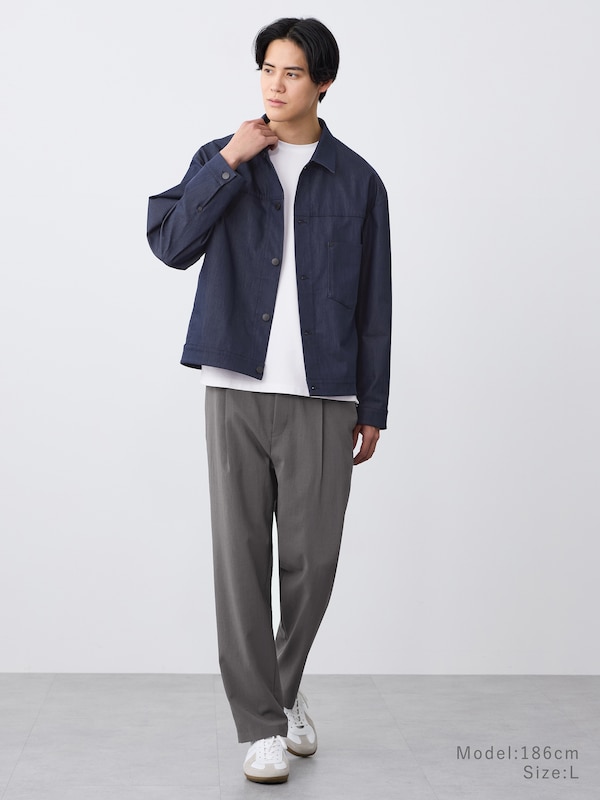 プレシャスドライワンタックテーパードパンツ