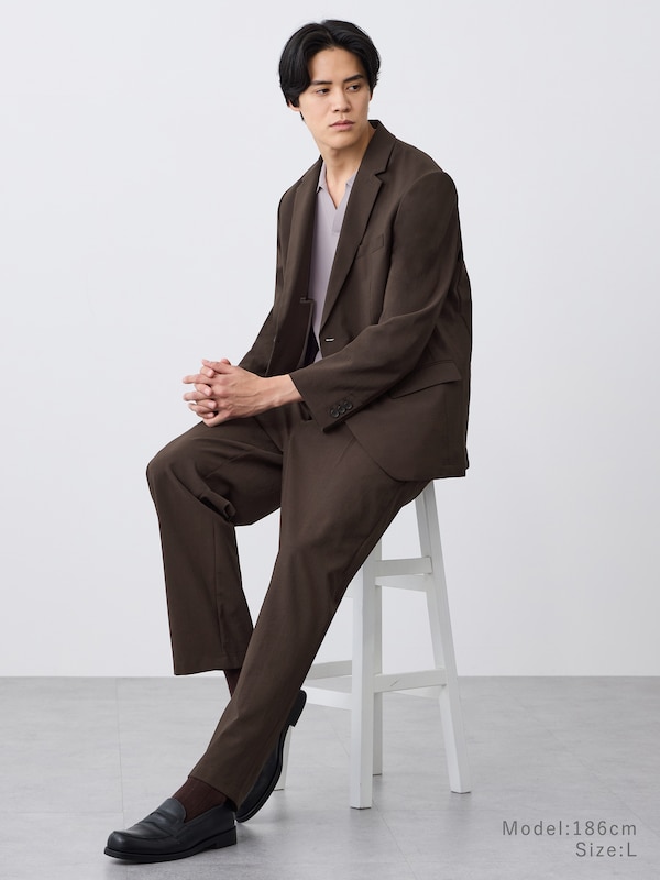 プレシャスドライワンタックテーパードパンツ