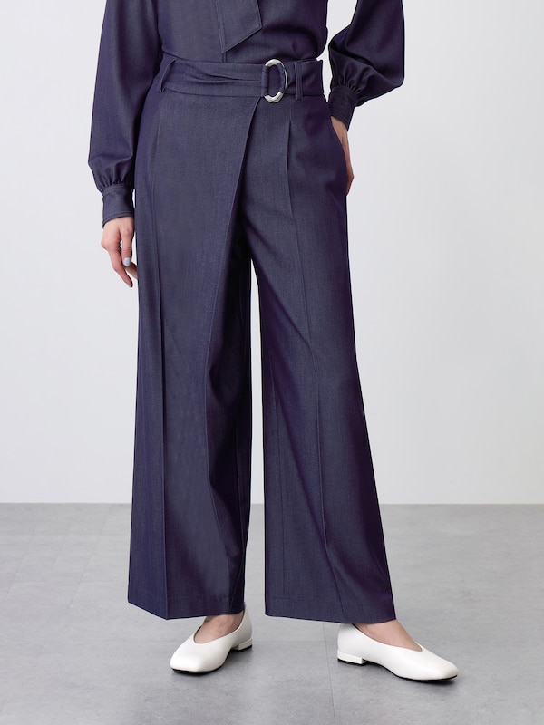 スクエアトゥフラットパンプス