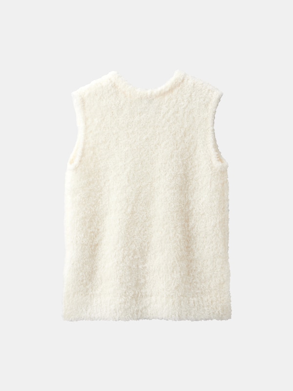 シャギーニットベスト