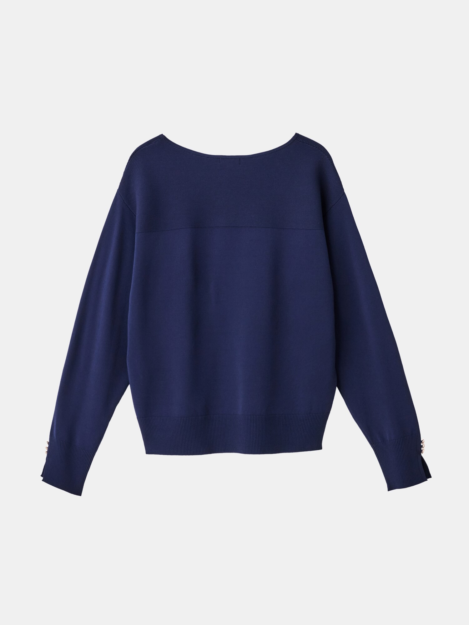 プラステ　PLST　レーヨンポリエステルナイロンボートネックドルマンニット PLST - プラステ PLST レーヨンポリエステルナイロンボートネック