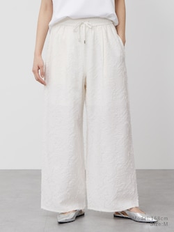 ジャカードイージーパンツ