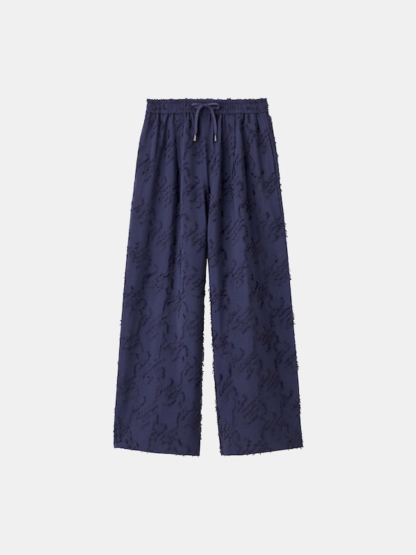 ジャカードイージーパンツ