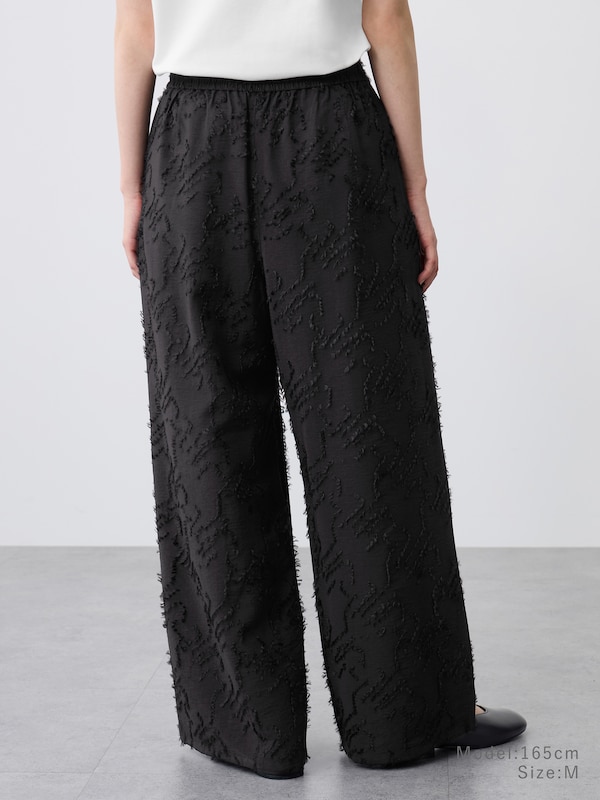 ジャ  カードイージーパンツ