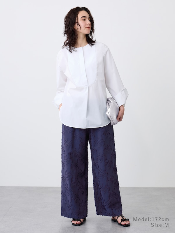 ジャカードイージーパンツ