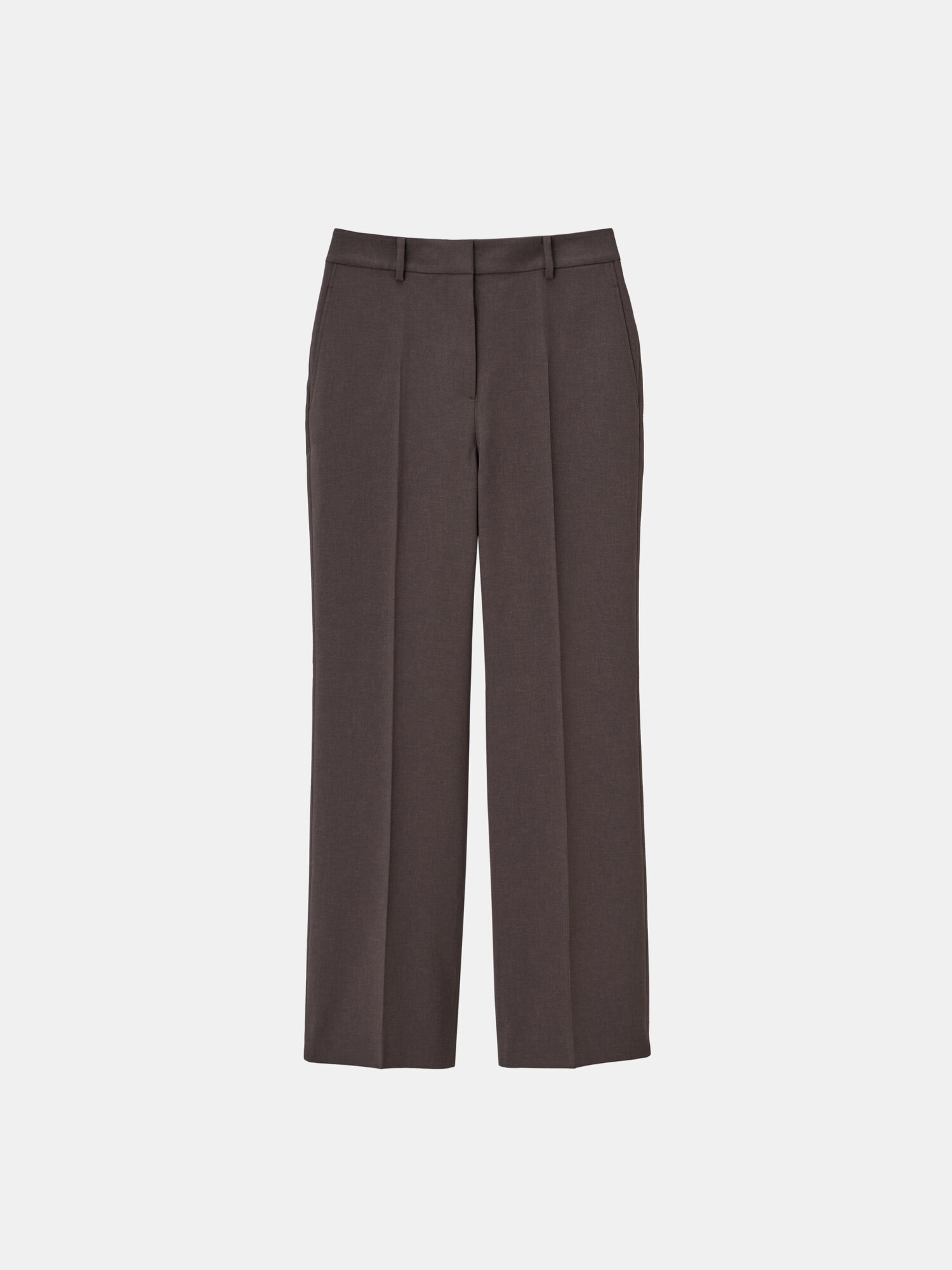 PLST プレミアムオックス ストレートパンツ 丈長め S　股下74cm PLST(プラステ)公式 | 【7/20(月)までお得】【丈長め】プレミアム
