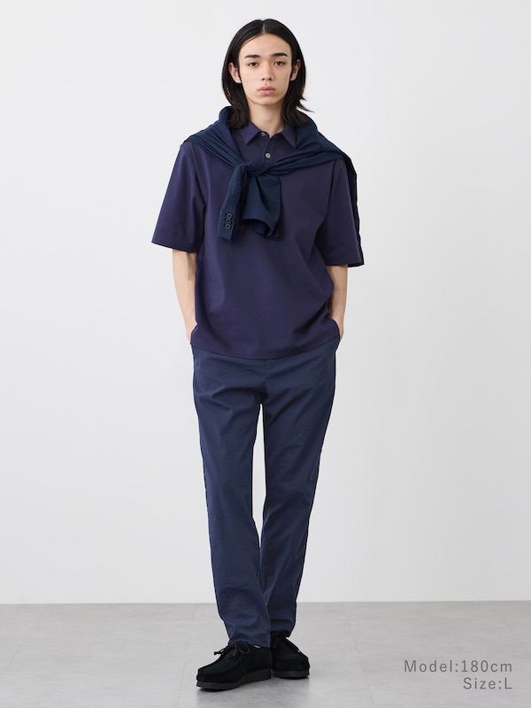 ストレッチコットンブレンドリラックスフィットポロ