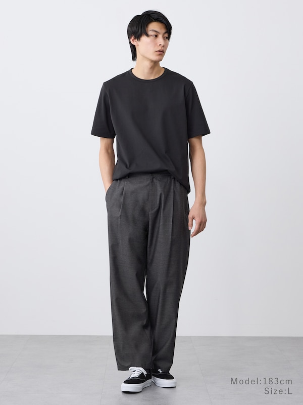 ストレッチコットンブレンドTシャツ