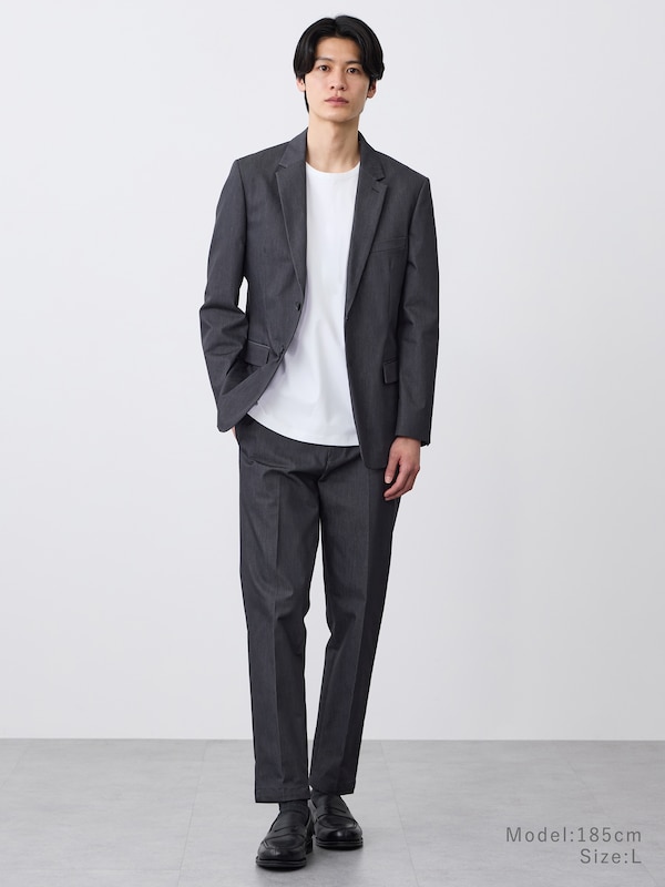 ストレッチコットンブレンドTシャツ