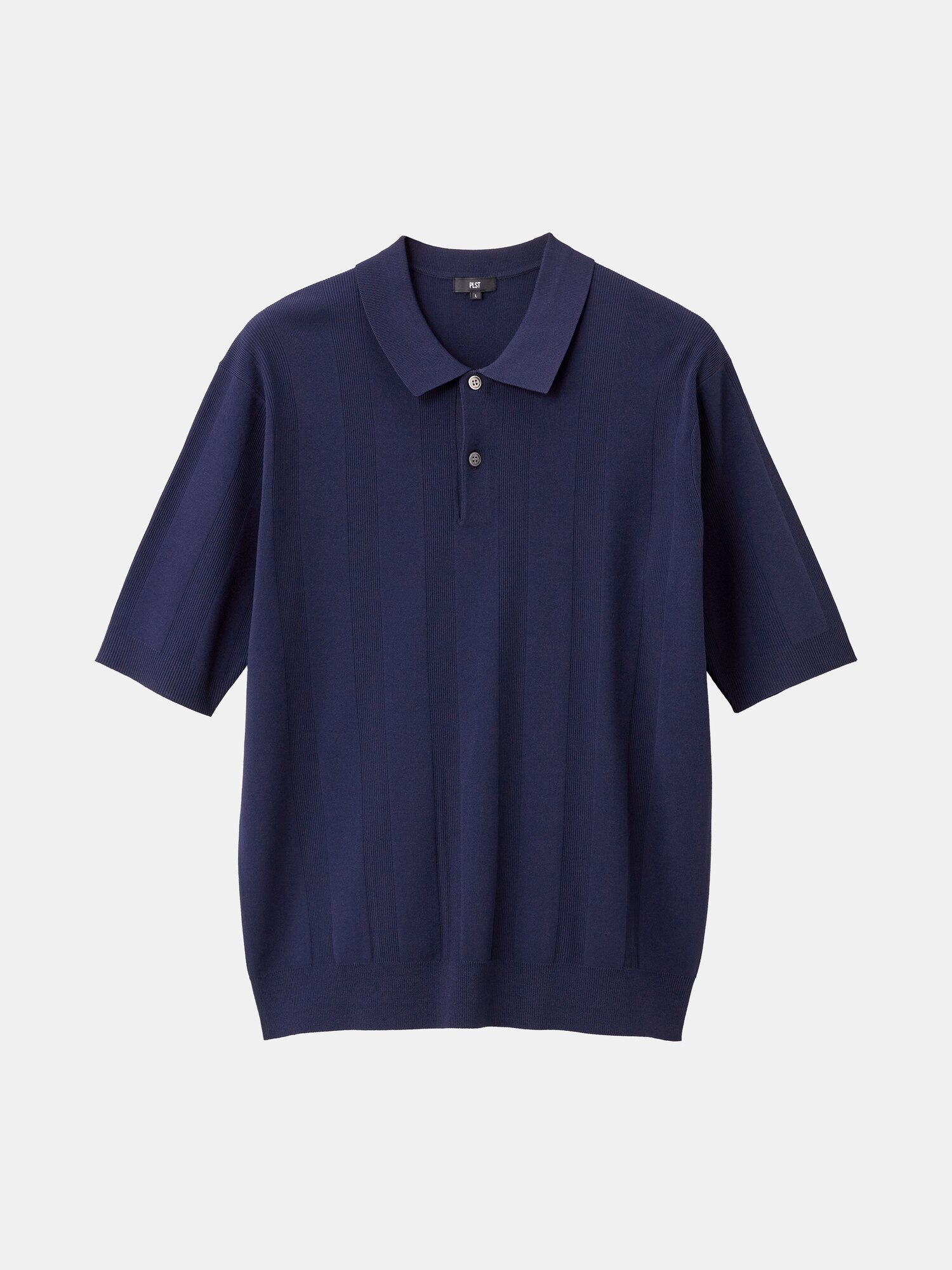 PLST(プラステ)公式 | UVカットレーヨンブレンドニットポロシャツ（半袖）
