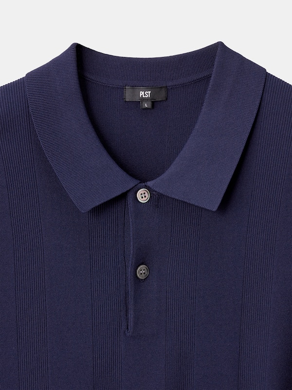 UVカットレーヨンブレンドニットポロシャツ（半袖）