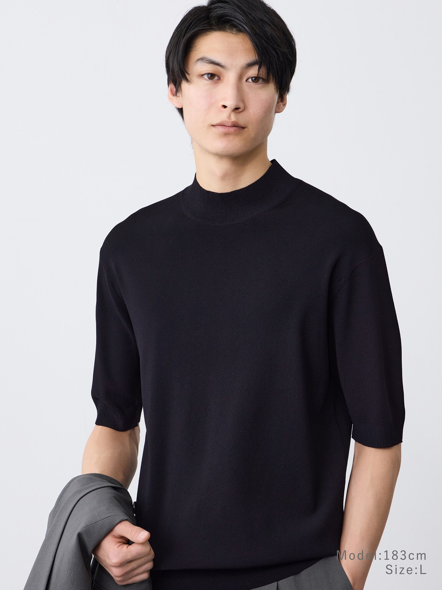 新品　plst プラステ　ニット　M ブラック　黒 PLST - PLST プラステ ニット セーター sizeM/黒 □◇ レディースの