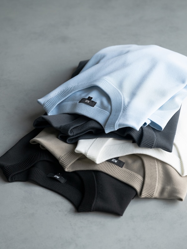 【SNSで話題】ウォッシャブルニットTシャツ