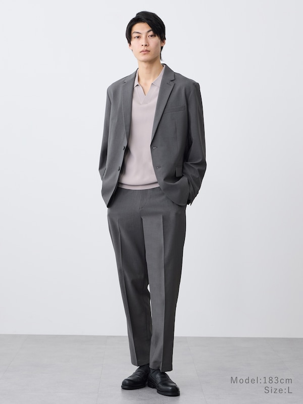 UVカットレーヨンブレンドスキッパーニットポロ