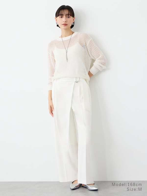 【レビュー高評価】シャンブレーラップパンツ