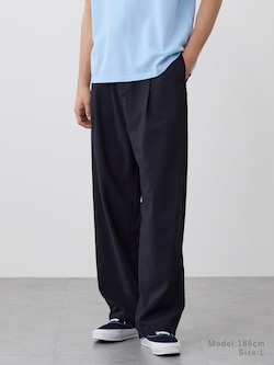 【丈長め】プレシャスドライワイドパンツ