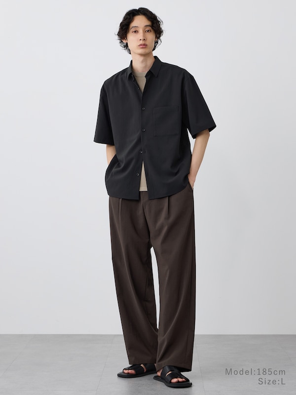 【丈長め】プレシャスドライワイドパンツ