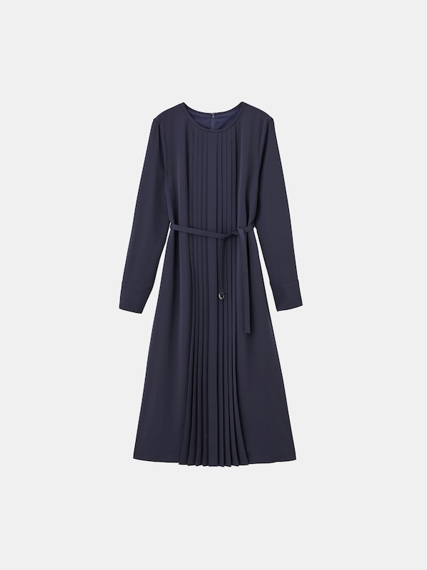 【ヒットアイテム】ジョーゼットプリーツワンピース