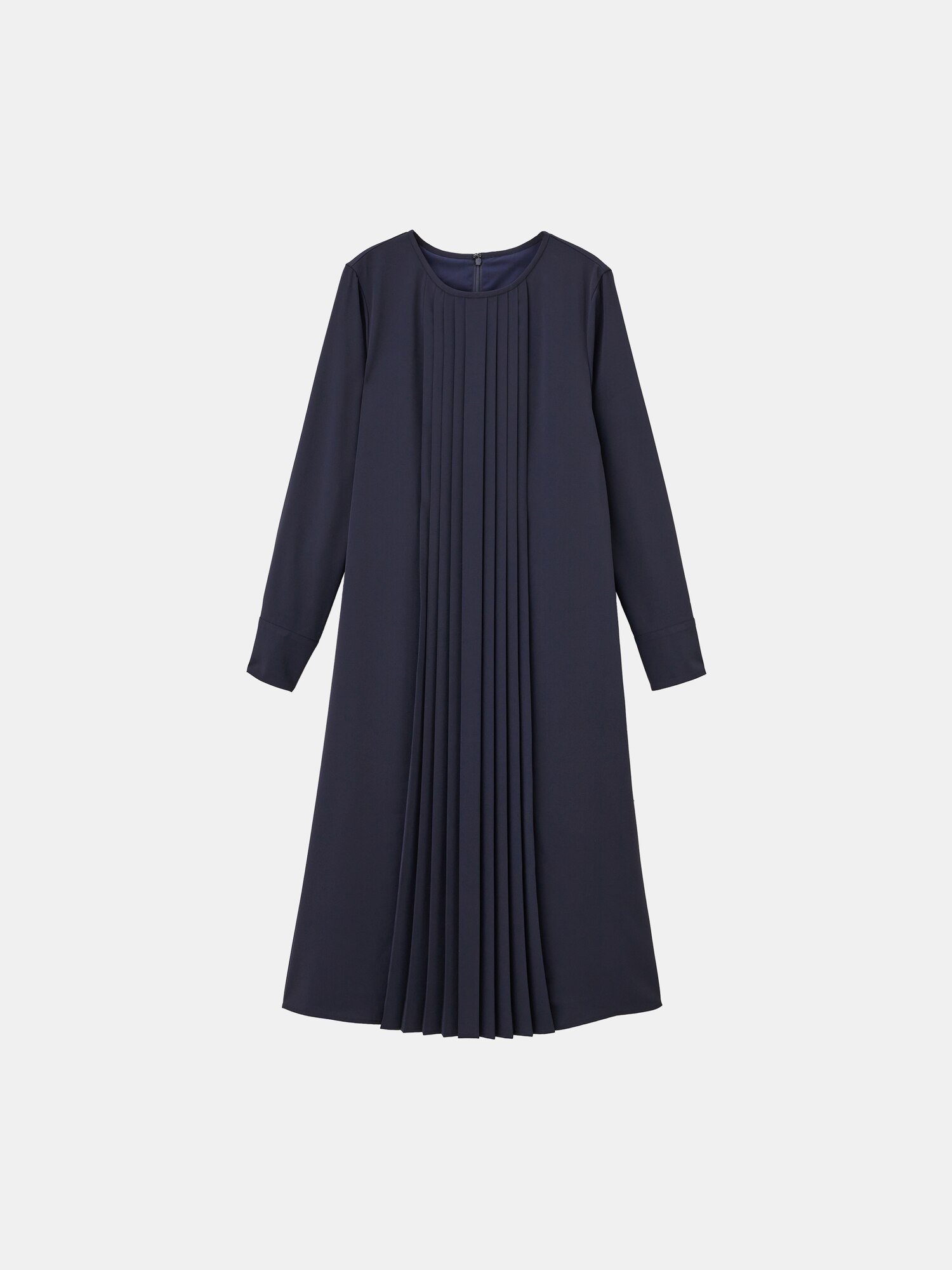 美品♡プラステ PLST ジョーゼットプリーツワンピース 長袖 ブラック 黒 PLST(プラステ)公式 | ジョーゼットプリーツワンピース(レディース)