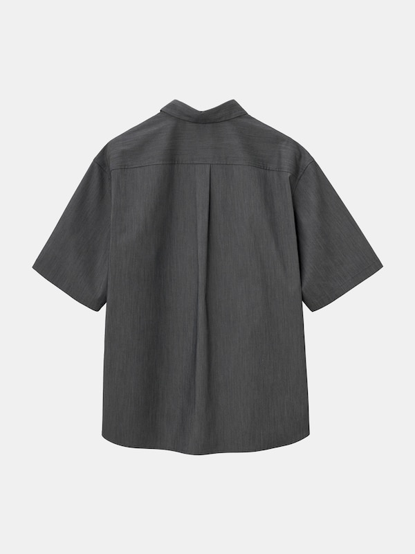 シャンブレーレギュラーカラーシャツ