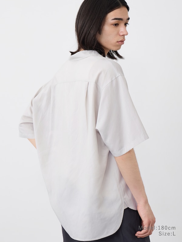 リネンブレンドスキッパー  シャツ