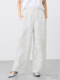 シアージャカードイージーパンツ