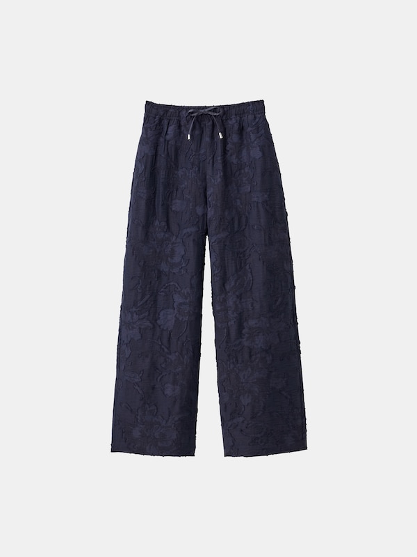 【トレンドのシアー】シアージャカードイージーパンツ