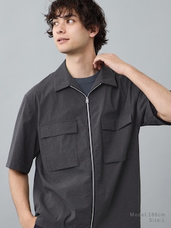 モーションエアージップアップシャツ