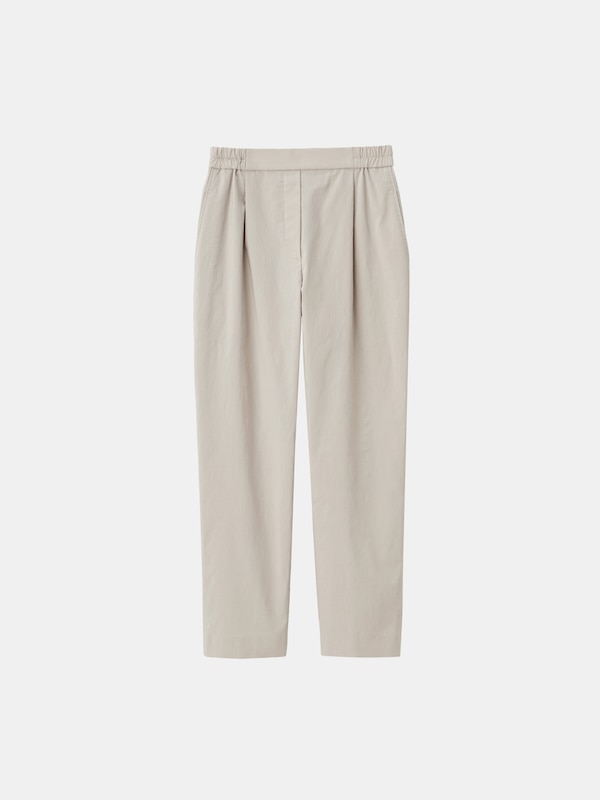 ハイストレッチリネンイージーテーパードパンツ