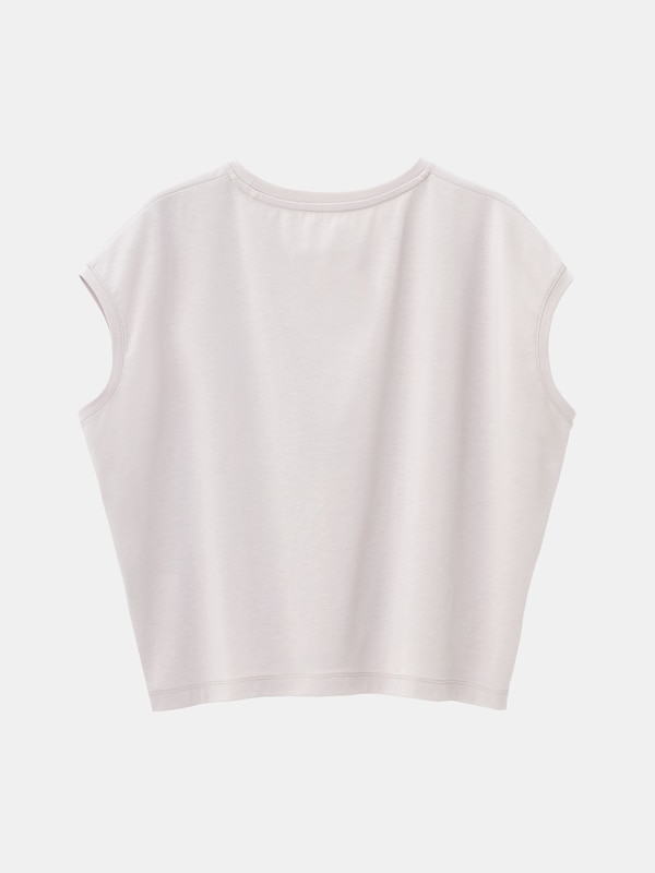 ロゴプリントタックTシャツ