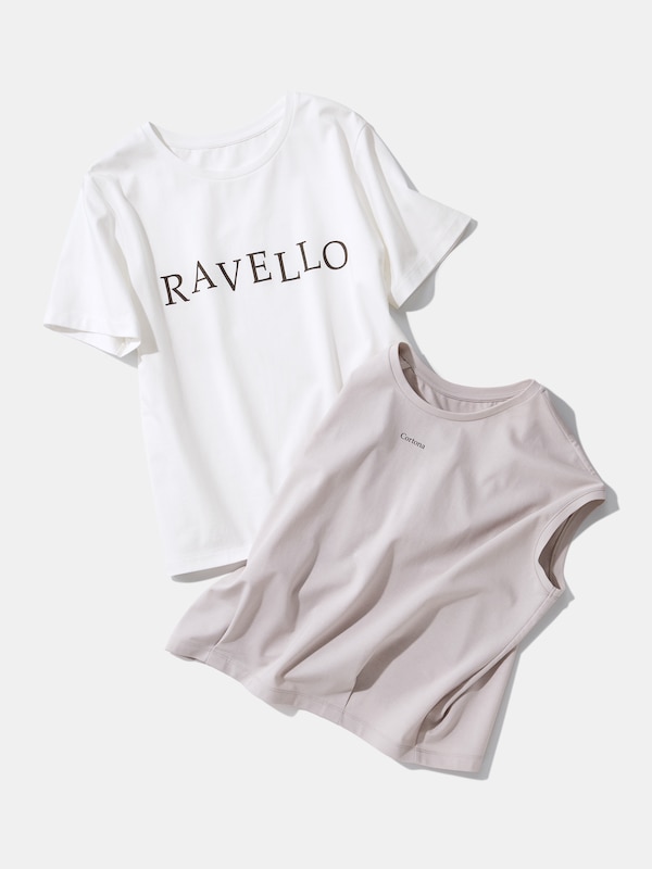 ロゴプリントTシャツ