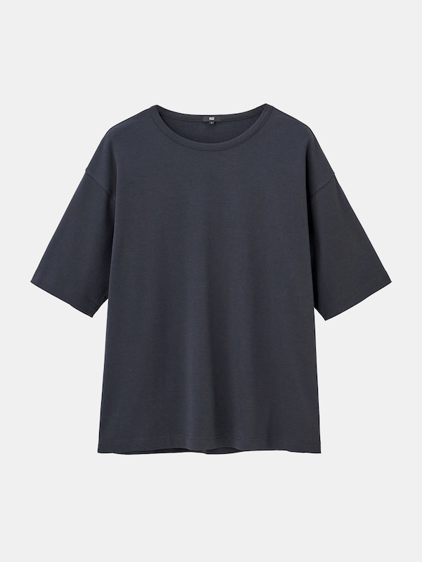 コットンブレンドスムースリラックスフィットTシャツ