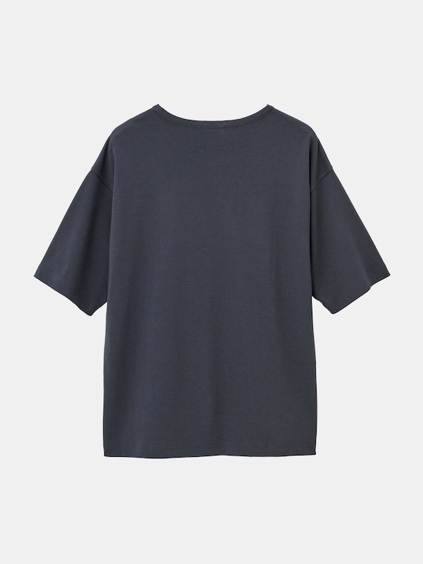 コットンブレンドスムースリラックスフィットTシャツ