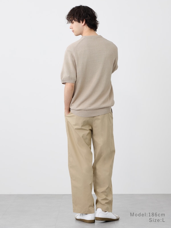 ペーパーブレンドニットTシャツ