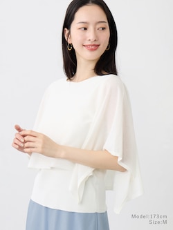 【お店で売れてます】ケープドッキングセーター