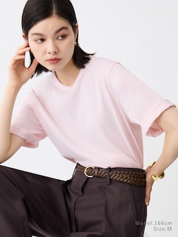 スラブタッチジャージークルーネックTシャツ
