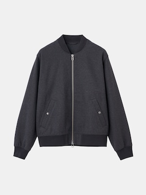 プレシャスニットメルトンボマージャケット