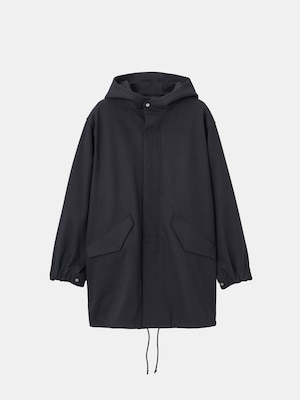 プレシャスニットメルトンフーデッドコート